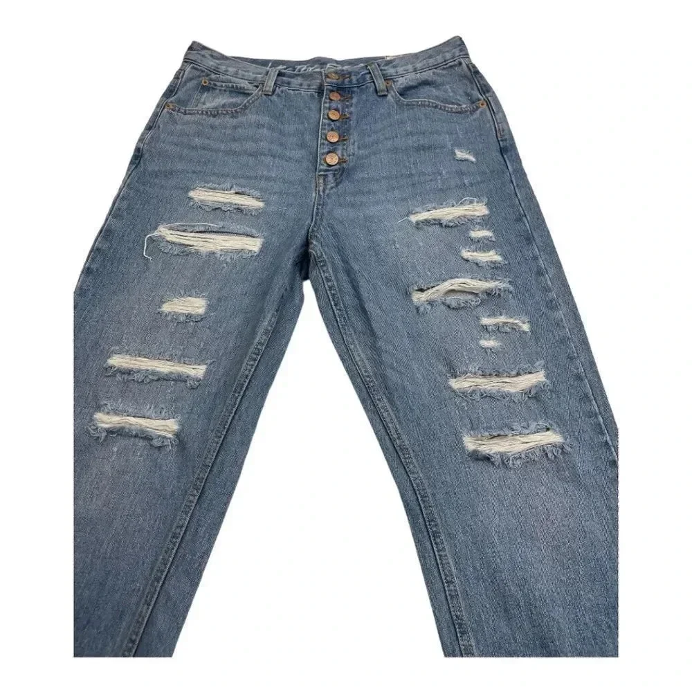 We the Free Blossom Rigid Skinny Jeans High Rise Button Fly Size 31